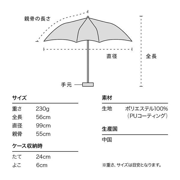 雨具 『折りたたみ傘 遮光 ミニマムベーシックパラソル UNISEX オフ