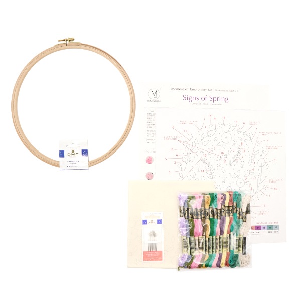 刺しゅうキット 『Momentoell 刺繍キット Signs of Spring JY004』 DMC