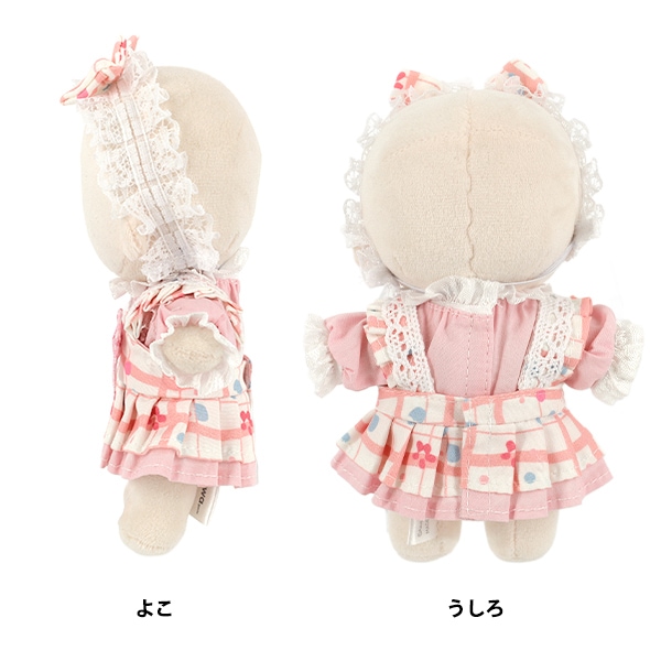 ぬいぐるみ衣装 『mpa select ドレスセット Mサイズ チェックピンク