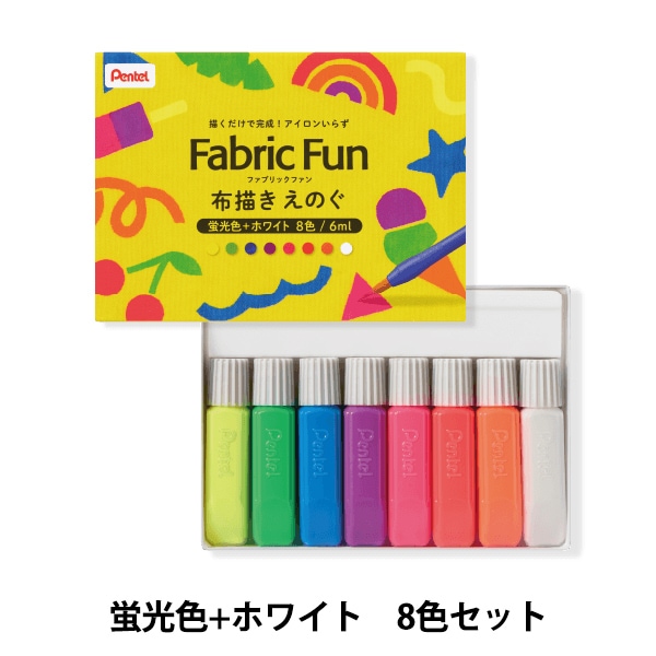 画材 『ファブリックファン 布描きくれよん 16色 PTS4-16