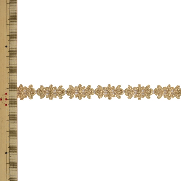 数量5から】 レースリボンテープ 『メタリックレース 6699K 34番色