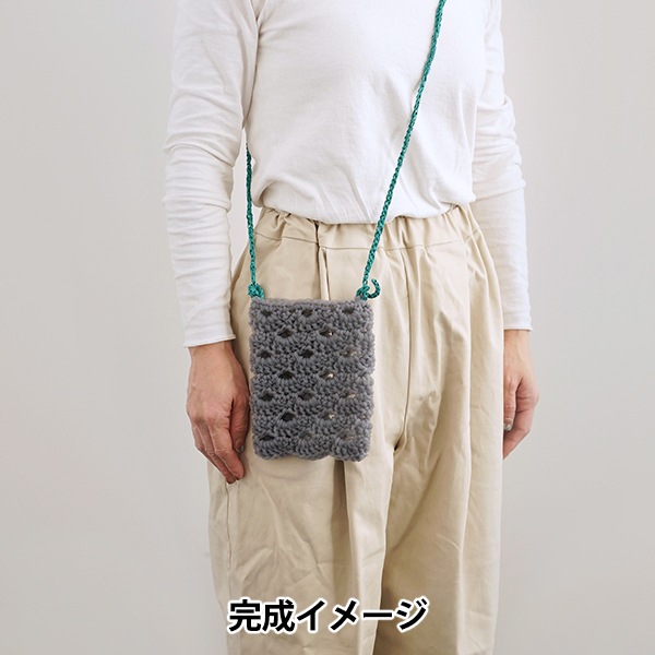 専用ワイヤークリーム色編みバッグ 編み物 Metallic Free Cord Bright で作る メッシュバッグ