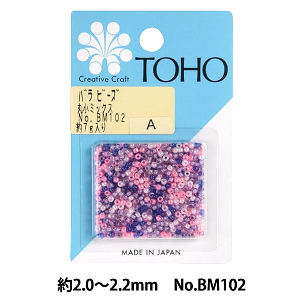 ビーズ 『バラビーズ 丸小ミックス No.BM107』 TOHO BEADS