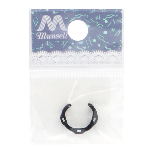 手芸金具 『イヤーカフ チェーン マットブラック 1個入 EA1866-229