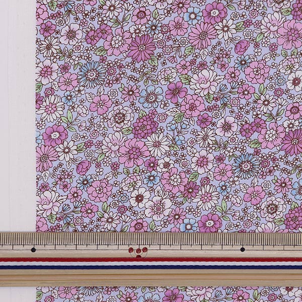 数量5から】 生地 『スケア 小花柄 SQ1014-1A』 【ユザワヤオリジナル