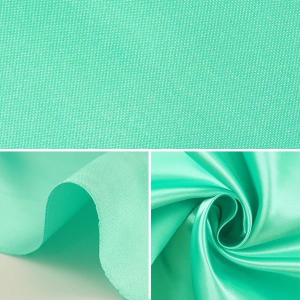数量5から】 生地 『セラミカサテン 310-31 ミント』 生地・布,素材