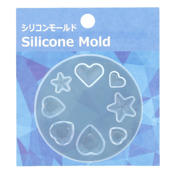 レジンモールド 『シリコンモールド ミニカボション3 MO-70』 ビーズ
