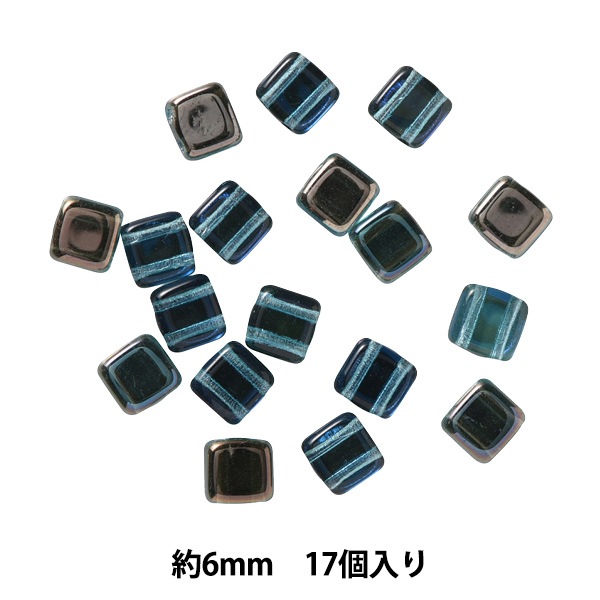 ビーズ 『チェコメイト タイル 6mm CMI-10』 TOHO BEADS トーホー