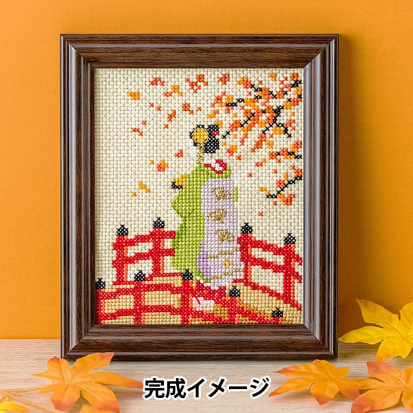 刺しゅうキット 『きらめく日本の季節 秋の京都 522404』 LECIEN