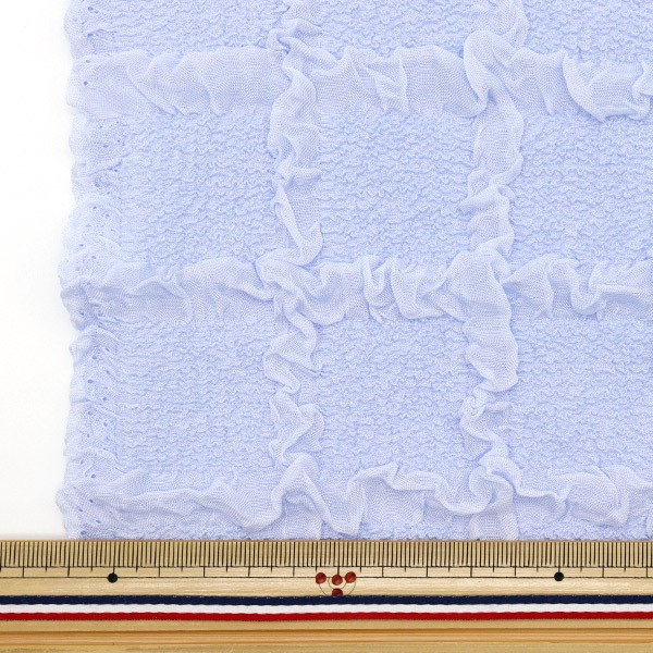 生地 『エンボス格子 トレンドファブリック カットクロス 約