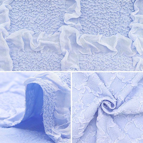 生地 『エンボス格子 トレンドファブリック カットクロス 約