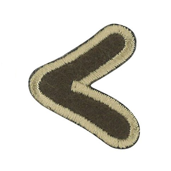 ワッペン 『文字ワッペン ラテカラー つ 大文字 ALS-18』 雑貨 ワッペン 『文字ワッペン ラテカラー つ 大文字 ALS-18』 雑貨