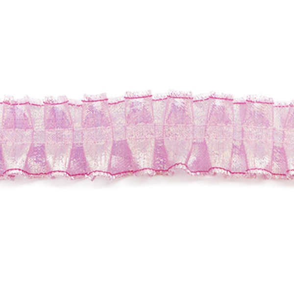 数量5から】 レース 『オーガンジーボックス ピンク 2番色 IR011