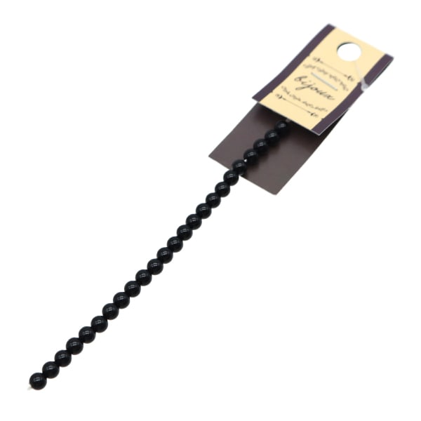 アクセサリー素材 『天然石ラウンド オニキス 約4mm 24個入り YT1001