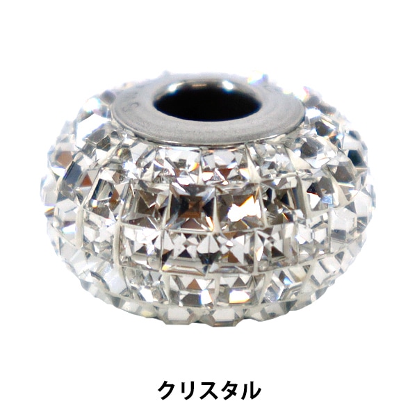 ビーズ 『アスフォークリスタル701 クリスタル 30mm』 ビーズ,パック