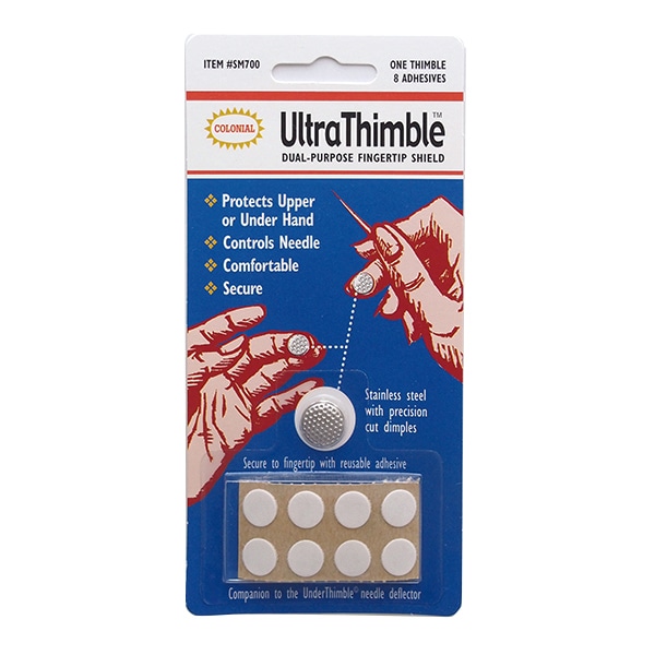 指ぬき 『皮シンブル ソフト L 57-341』 Clover クロバー 雑貨,パッチ