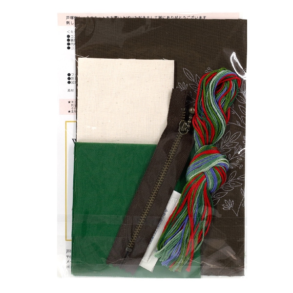 刺しゅうキット 『ワイルドガーデン フォレストグリーン 581