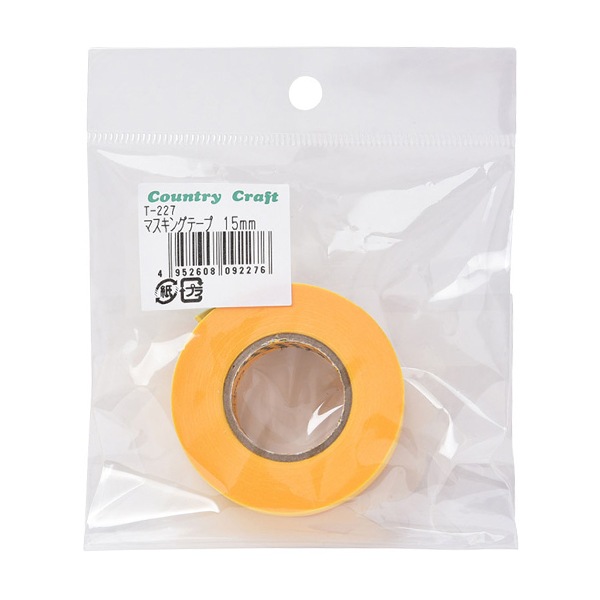 手芸工具 『マスキングテープ 15mm T-227』 Country Craft カントリー