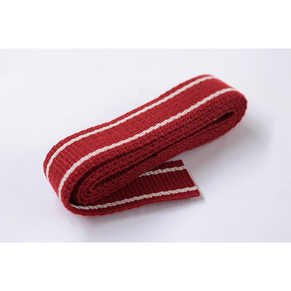 手芸ひも 『ナチュラルカラーレーンベルト 1mカット レッド 26-202