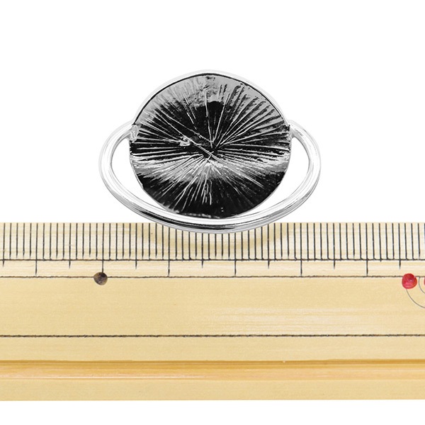 手芸金具 『土星ポニー用 大 25mm用 シルバー 271/0384』 ビーズ