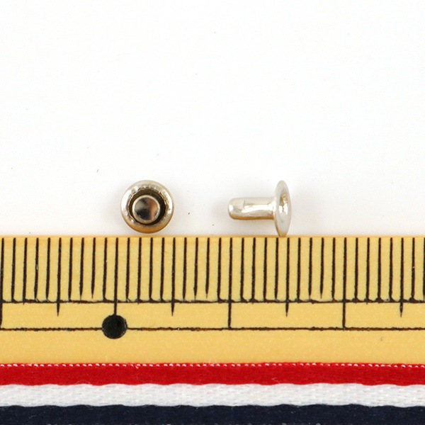 手芸金具 『片面カシメ 極小 N 10個入り 11001-01』 LEATHER CRAFT