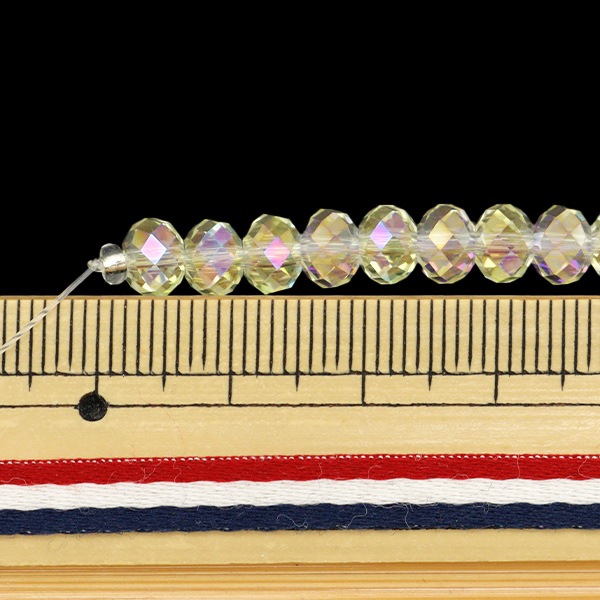染めビーズ ボタン セットyum アクセサリー素材 『ガラスビーズ ボタンカット 約6mm シャンパン GN