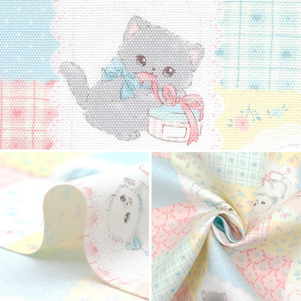 数量5から】 生地 『オックス ドゥレェーヴ パッチワーク マルチカラー