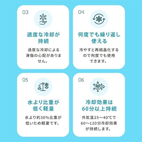 ネッククーラー 『ICE RING Sサイズ キッズ 恐竜 サックス A2Y4013