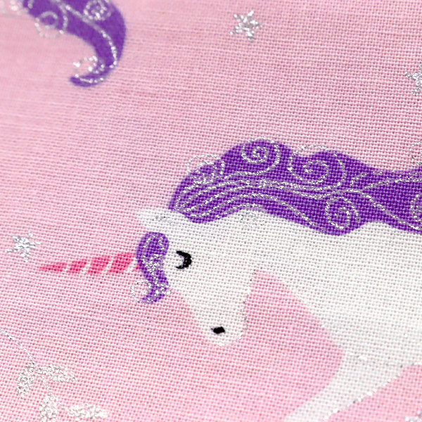 数量5から】 生地 『シーチング ユニコーン CM6562-BLUSH』 USA