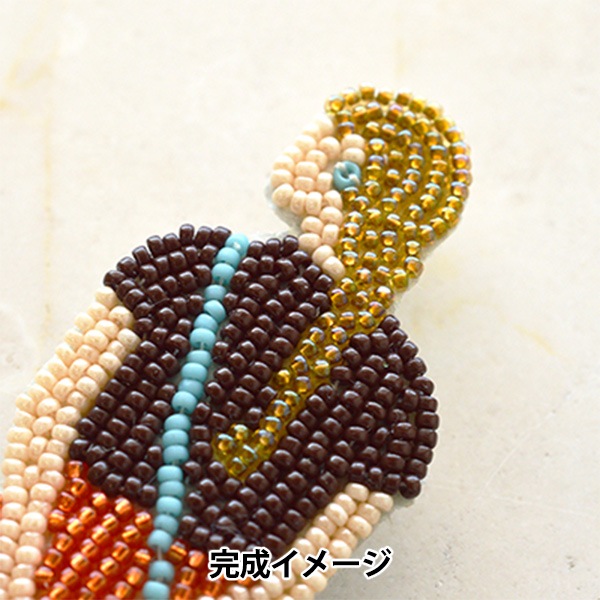 ビーズキット 『おでかけブローチキット おさんぽ HCA14//2』 MIYUKI