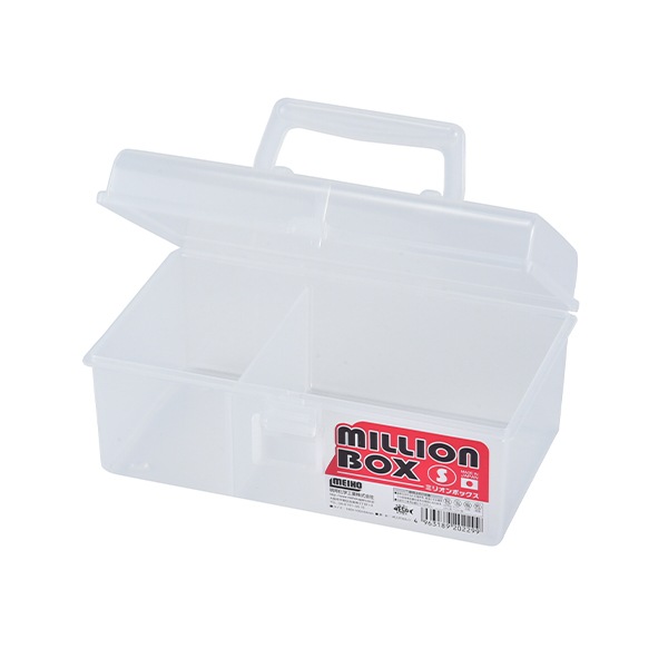 収納 『ミリオンBOX S クリアー』 メイホウ 雑貨,ソーイングボックス