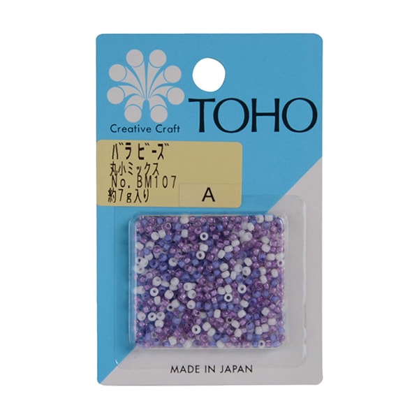 ビーズ 『バラビーズ 丸小ミックス No.BM107』 TOHO BEADS トーホー
