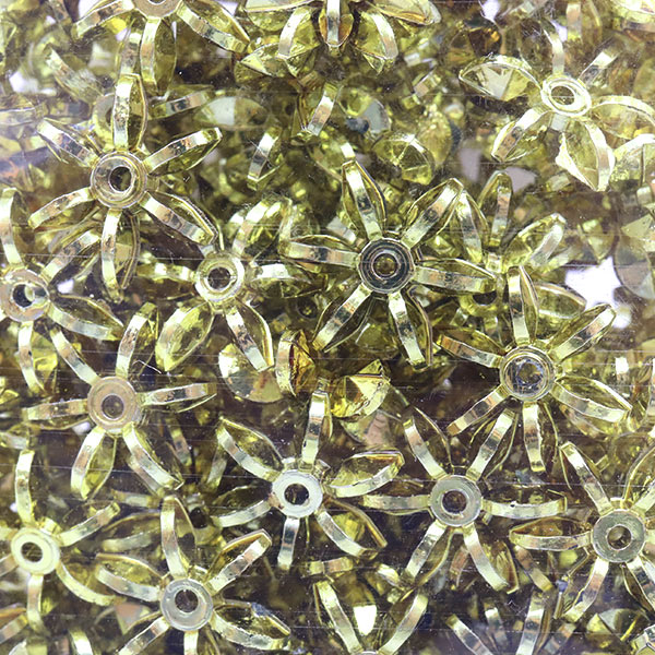 無垢金ビーズ ビーズ 『DXカットビーズ 金 約4mm 約200個入り ASH-DX4C-G』 ビーズ