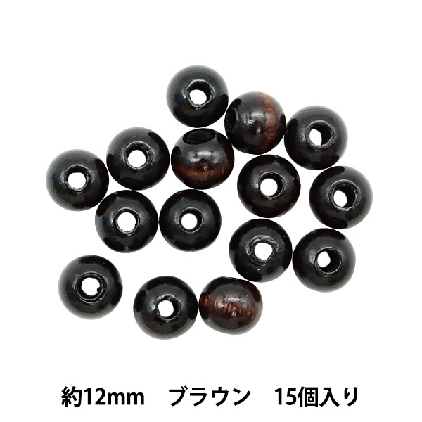 ビーズ『ウッドビーズ NR12-2』TOHOBEADSトーホービーズ ビーズ,ウッド