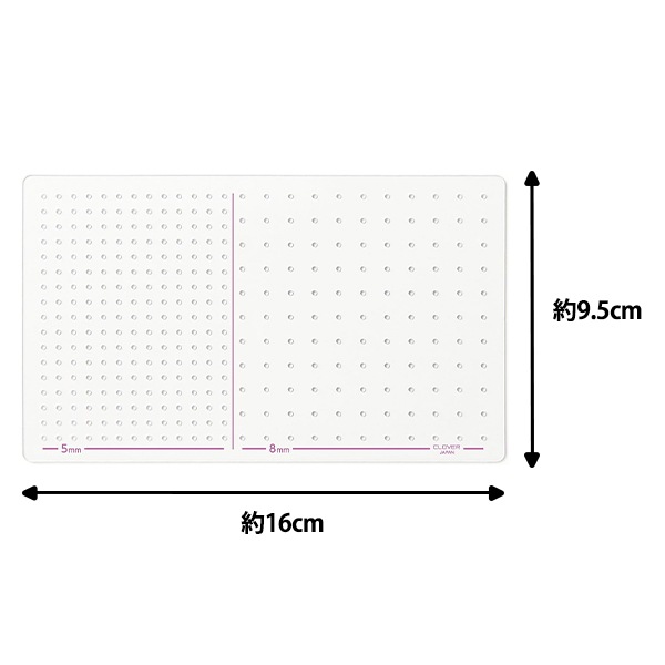 ビーズ 『ビーズ刺し子テンプレート 57784』 Clover クロバー ビーズ