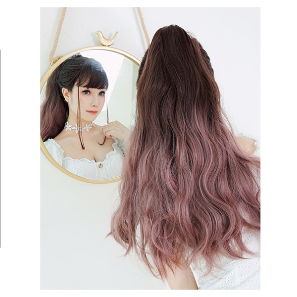 YU　ウィッグ バンス 『Tefure (テフリ) MODEポニテバンス ストレート 60 ブラック