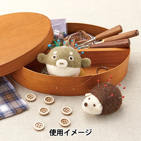 針山 『羊毛フェルトピンクッション ハリセンボン 23019