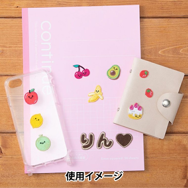 ワッペン 『キッズワッペン mini ネコ KWM-08』 雑貨,ワッペン