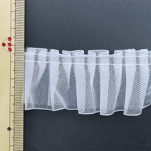 数量5から】 レース 『チュールボックス 白 1番色 IR013』 服飾