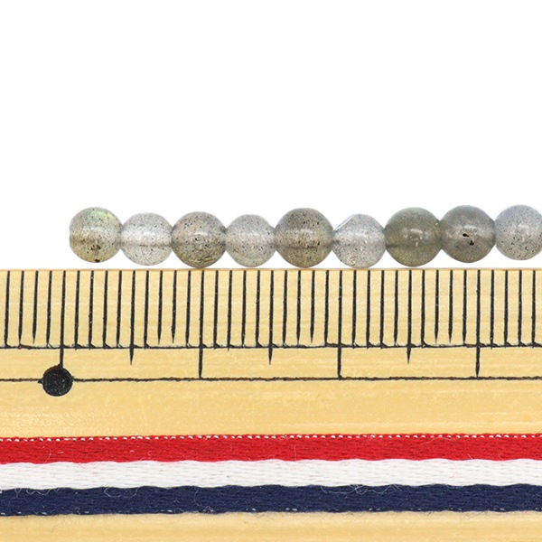 アクセサリー素材 『天然石ラウンド ムーンストーン 約4mm 24個入り