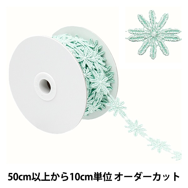 数量5から】 レースリボンテープ 『シルバーラメケミカルレース 幅約