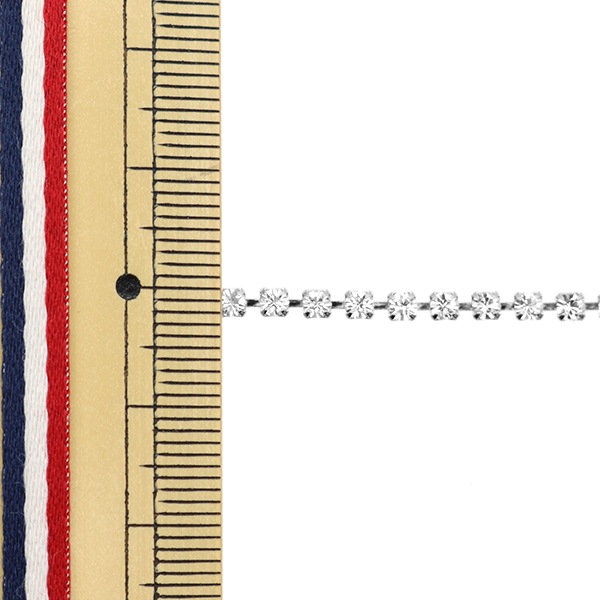 数量5から】 チェーン 『プレシオサ ダイヤチェーン クリスタル