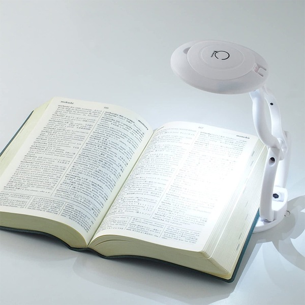 ルーペ 『LED付き マルチルーペ ホワイト 3R-LIGHT-04WT』 手芸,刺繍