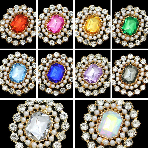 手芸パーツ 『ビジューセンターパーツ 2個入り No.9 10-3962』 東京