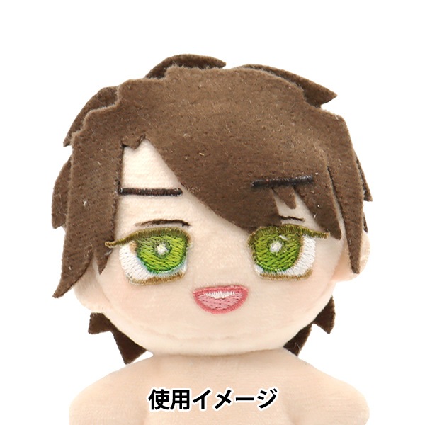 ワッペン 『ぬいにょんワッペン フェイスメイク Sサイズ YZNW-04