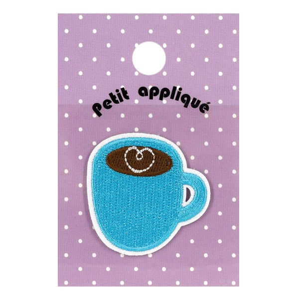 ワッペン 『刺しゅうワッペン コーヒー WP-019』 雑貨,ワッペン