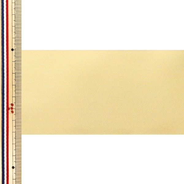 数量5から】 リボン 『両面メタリックサテン 幅約72mm 4番色 1556