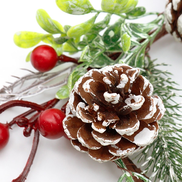 造花 シルクフラワー 『リース CH21404』 【ユザワヤ限定商品