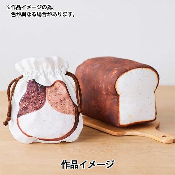 生地 『シーチング アニマルブレッドネコ食パン カットクロス 約110cm