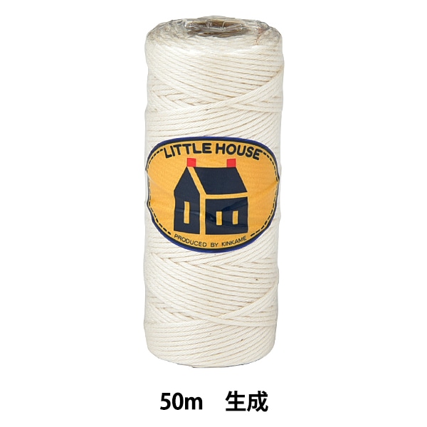 パッチワーク用具 『キャンドルウィック糸 白』 金亀糸業 雑貨